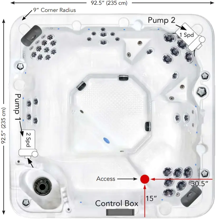 starlight Hot Tubs 5 Person Spas D 01