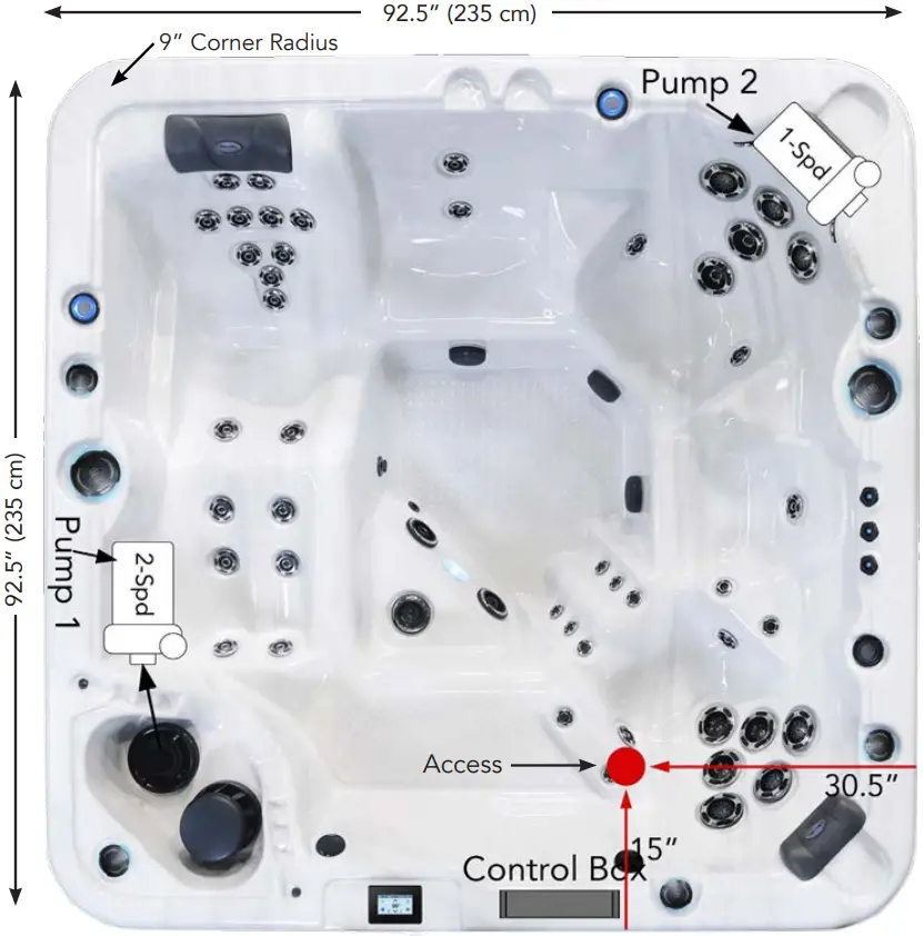 starlight Hot Tubs 5 Person Spas D 01