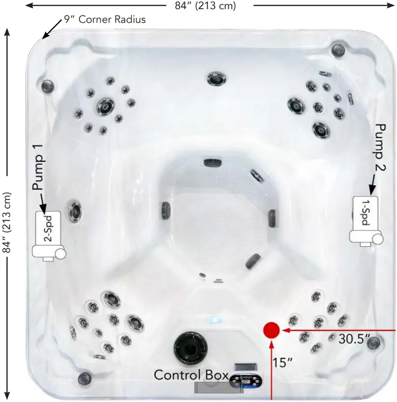 starlight Hot Tubs 5 Person Spas D 03