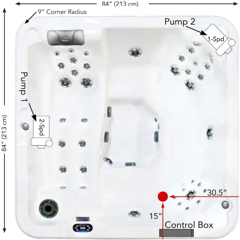 starlight Hot Tubs 5 Person Spas D 04