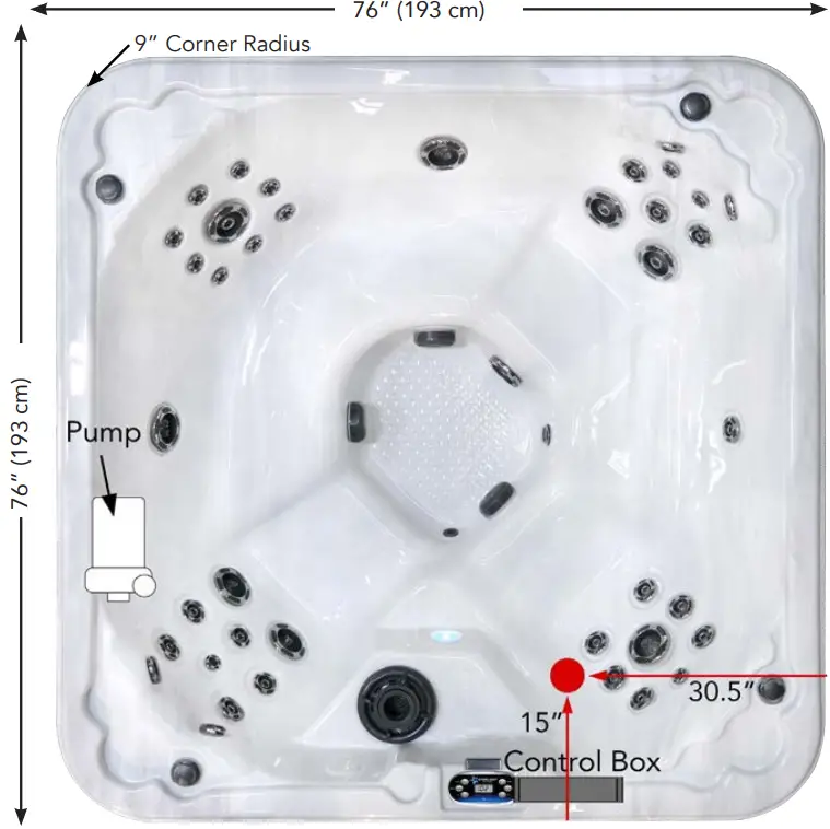 starlight Hot Tubs 5 Person Spas D 05