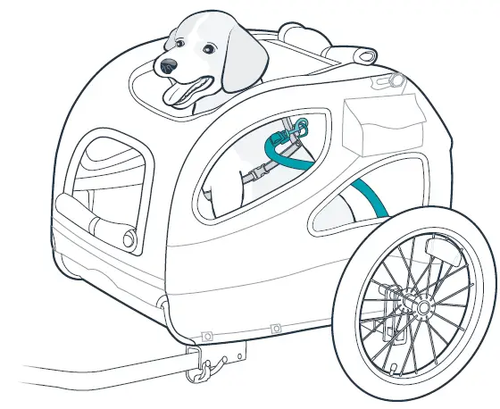 PetSafe Dog Bicycle Trailer fig (17)