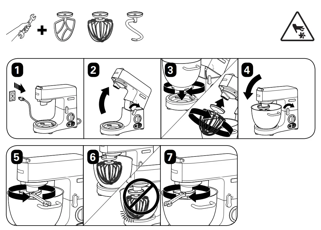 Hamilton Beach CPM800 Series Stand Mixer - fig 3