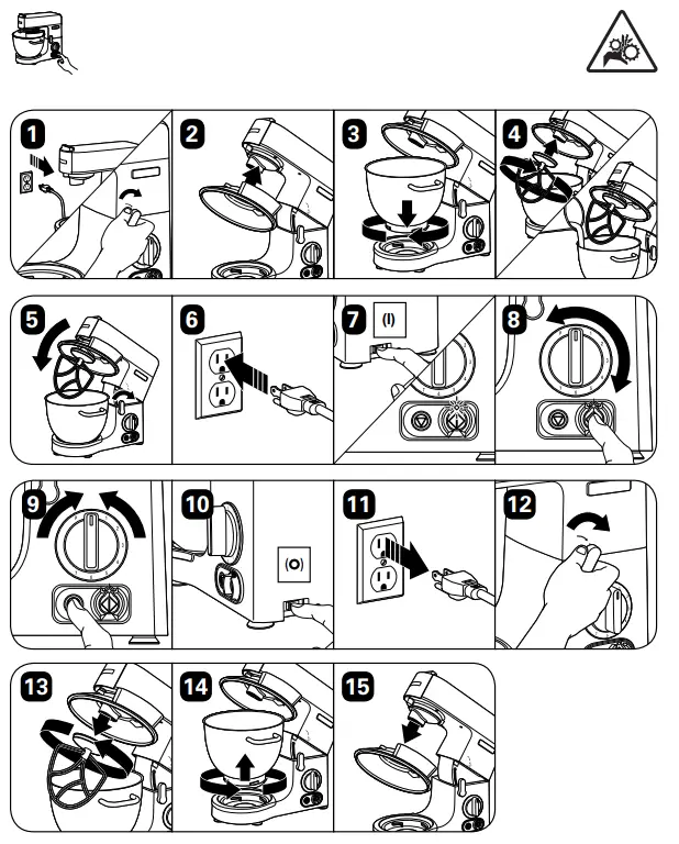 Hamilton Beach CPM800 Series Stand Mixer - fig 4