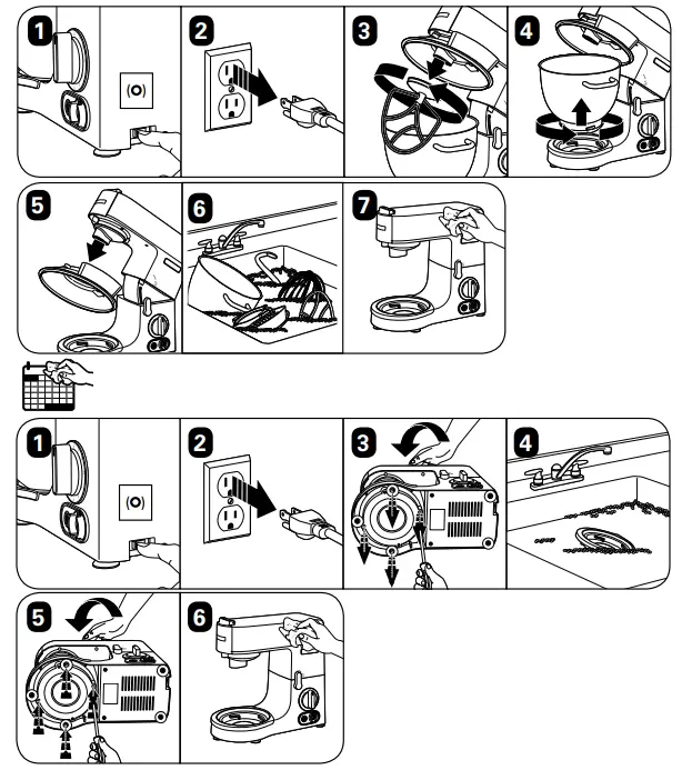 Hamilton Beach CPM800 Series Stand Mixer - fig 5