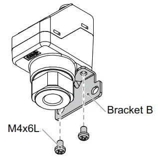 SMC ISE40G Series High Precision Digital Pressure Switch - Bracket B