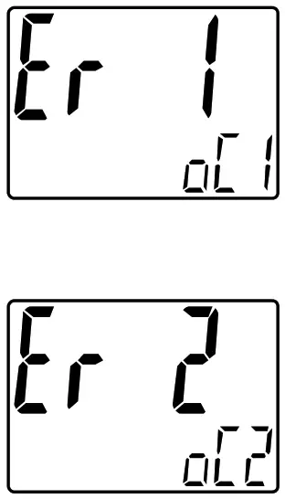 SMC ISE40G Series High Precision Digital Pressure Switch - Error displayed1