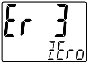 SMC ISE40G Series High Precision Digital Pressure Switch - Error displayed2