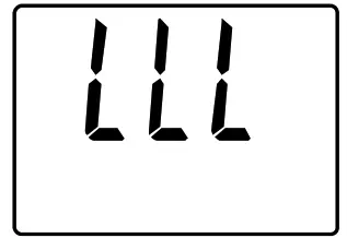 SMC ISE40G Series High Precision Digital Pressure Switch - Error displayed4