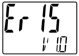 SMC ISE40G Series High Precision Digital Pressure Switch - Error displayed6