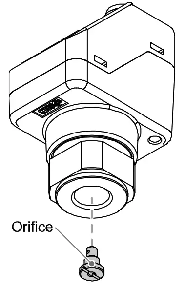 SMC ISE40G Series High Precision Digital Pressure Switch - Mounting with Orifice