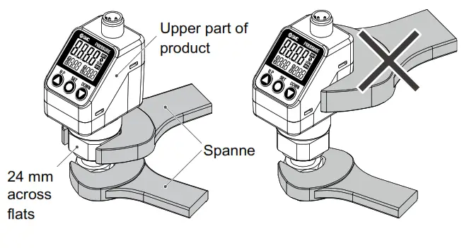 SMC ISE40G Series High Precision Digital Pressure Switch - Spanne