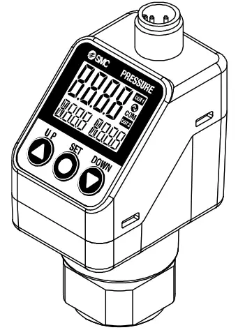 SMC ISE40G Series High Precision Digital Pressure Switch