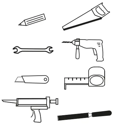 cersanit 63115 Wall-Mounted Glued Toilet - Fig1