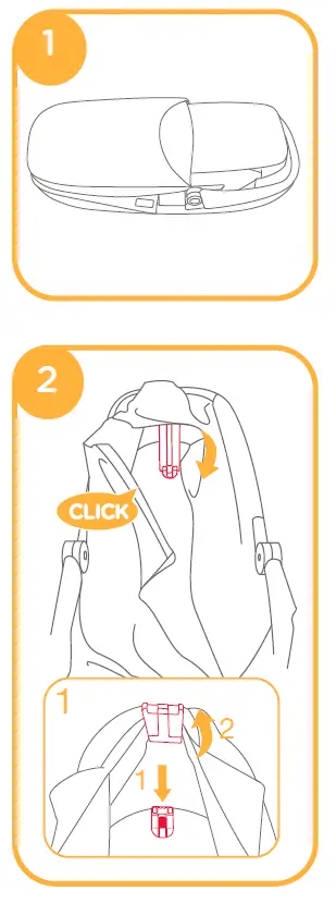 joie 6236Z1500 Ramble XL Carry Cot FIG 1