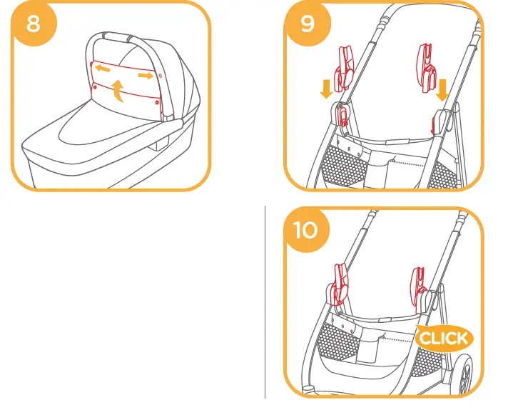joie 6236Z1500 Ramble XL Carry Cot FIG 6