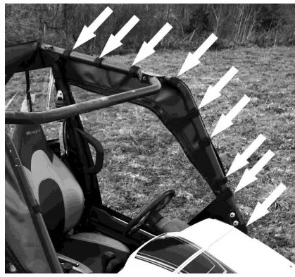 FALCON RIDGE Doors and Rear Panel for Kawasaki Teryx 800-fig8