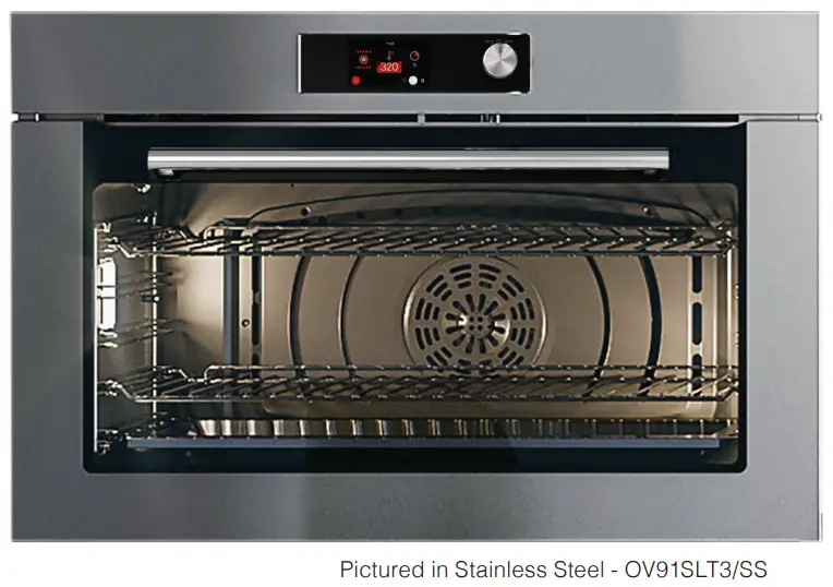 ILVE 90cm Professional Plus Single Electric Oven OV91SLT3SS-