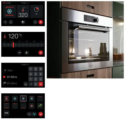 ILVE 90cm Professional Plus Single Electric Oven OV91SLT3SS-2