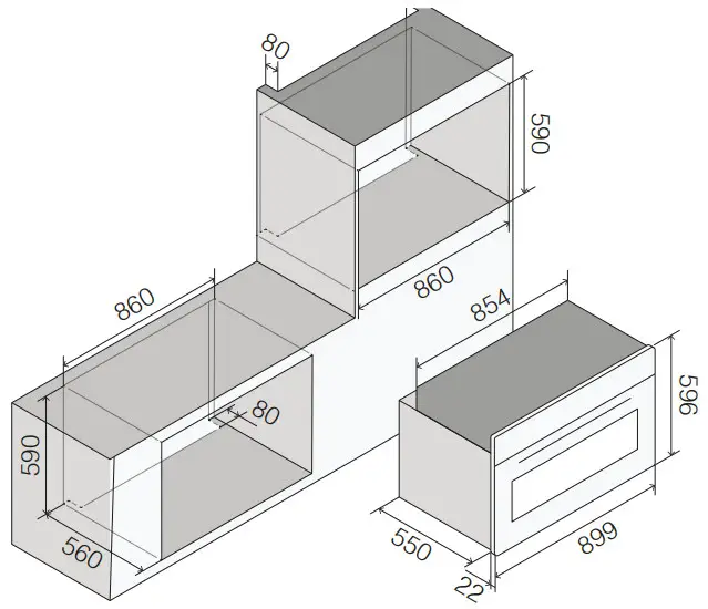 ILVE 90cm Professional Plus Single Electric Oven OV91SLT3SS-6