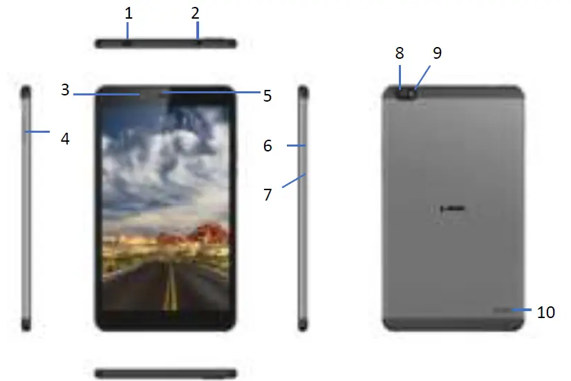 LAVA-Aura-2-GB-RAM-32-GB-ROM-8-inch-Wi-Fi+4G-Tablet-fig-1