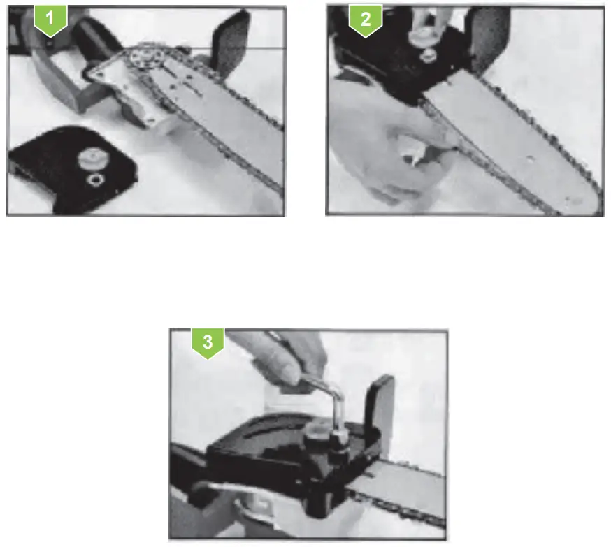 GREENCUT GSM210L Hand Chainsaw - ASSEMBLY