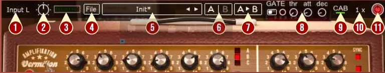 kuassa OSX Amplifikation Vermilion -12