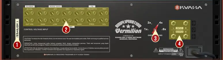 kuassa OSX Amplifikation Vermilion -20