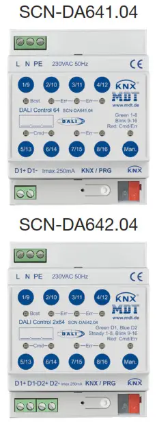 MDT technologies SCN-DA641.04 Dali Control 64 Gateway -