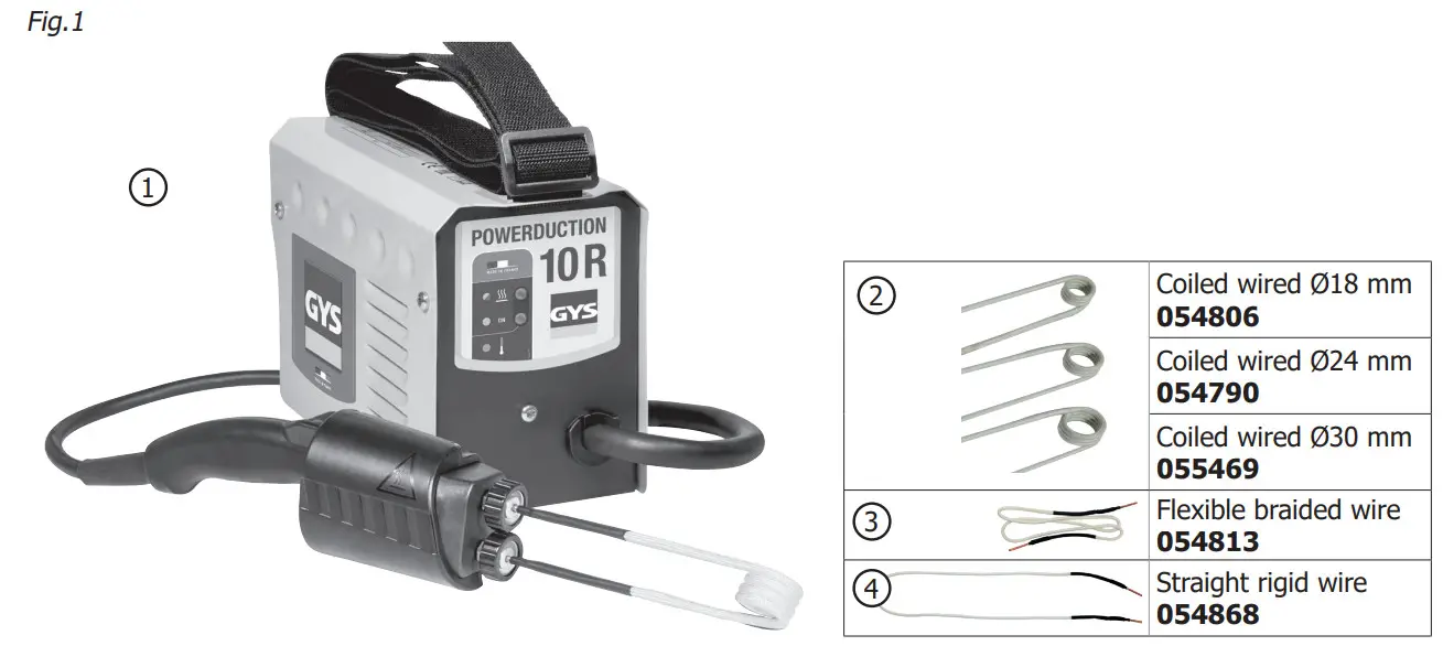GYS POWERDUCTION 10R Induction Heating System - parts