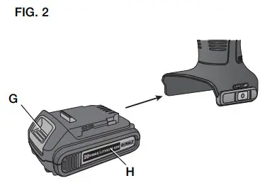 DEWALT DCD771 20V Max Cordless Compact - FIG 2