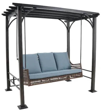 allen-roth-GCS00326C-3-person-Brown-Steel-Outdoor-Swing-product