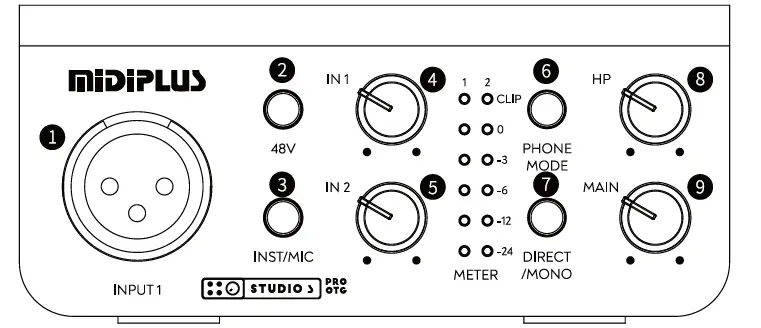 MiDiPLUS Studio S Pro OTG USB Audio Interface 01