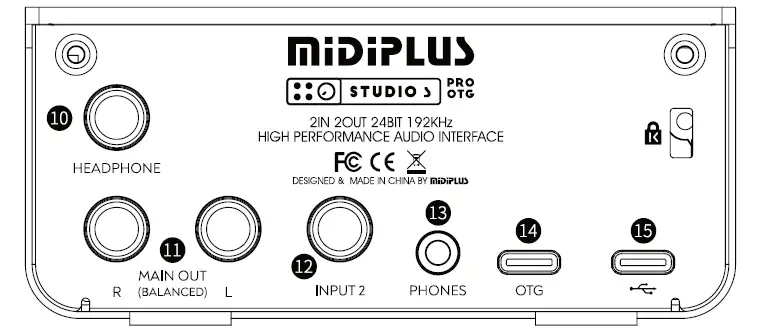 MiDiPLUS Studio S Pro OTG USB Audio Interface 02