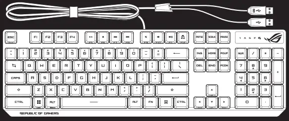 ASUS XA05 Rog Strix Scope RX Mechanical Gaming Keyboard - 2