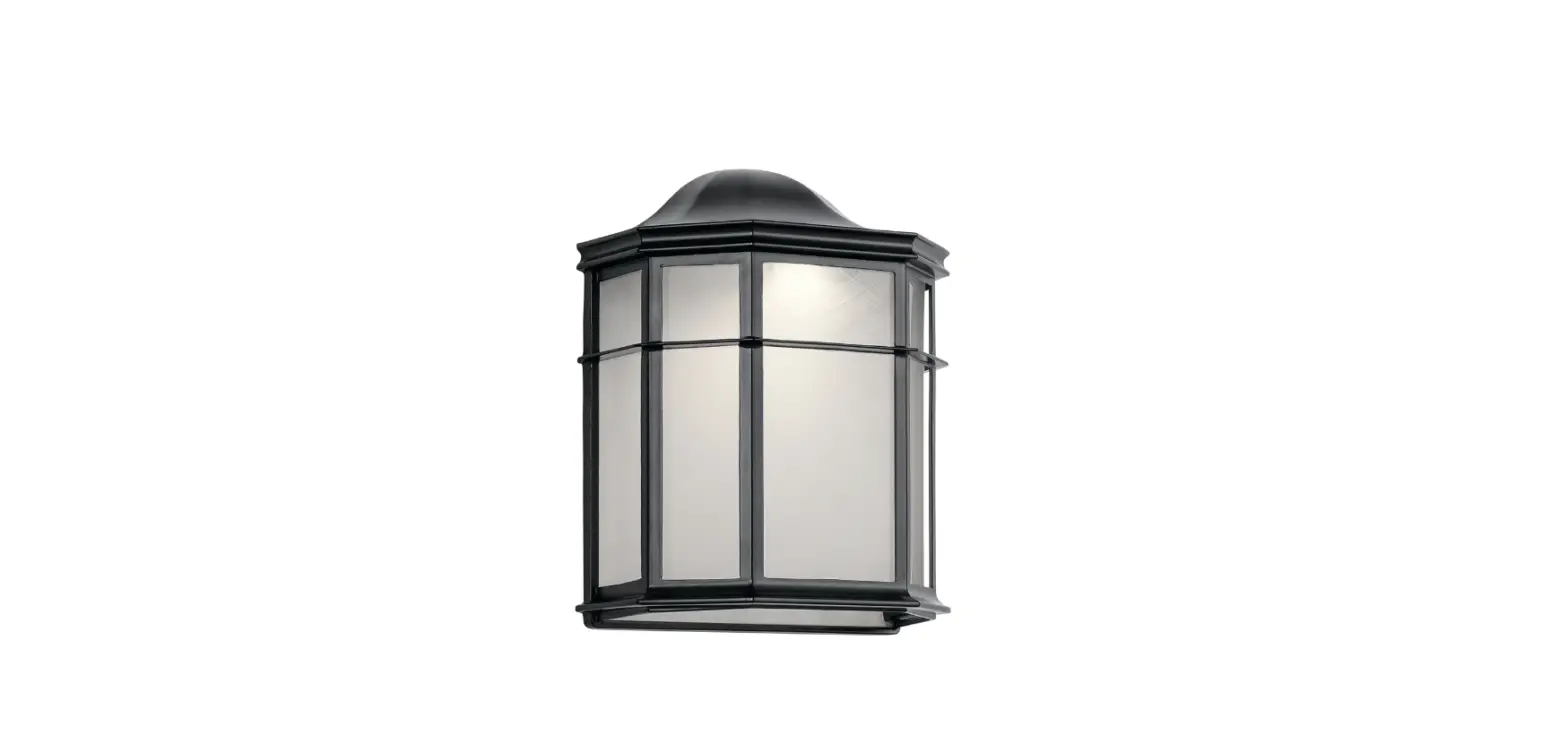 Kichler 49898bkled Kent 1-light 9.75-inch Black Integrated Outdoor Wall Light Installation Guide