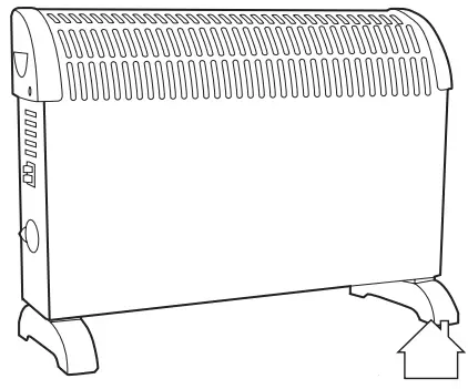 auronic AU3075 Convector Heater-FIG1