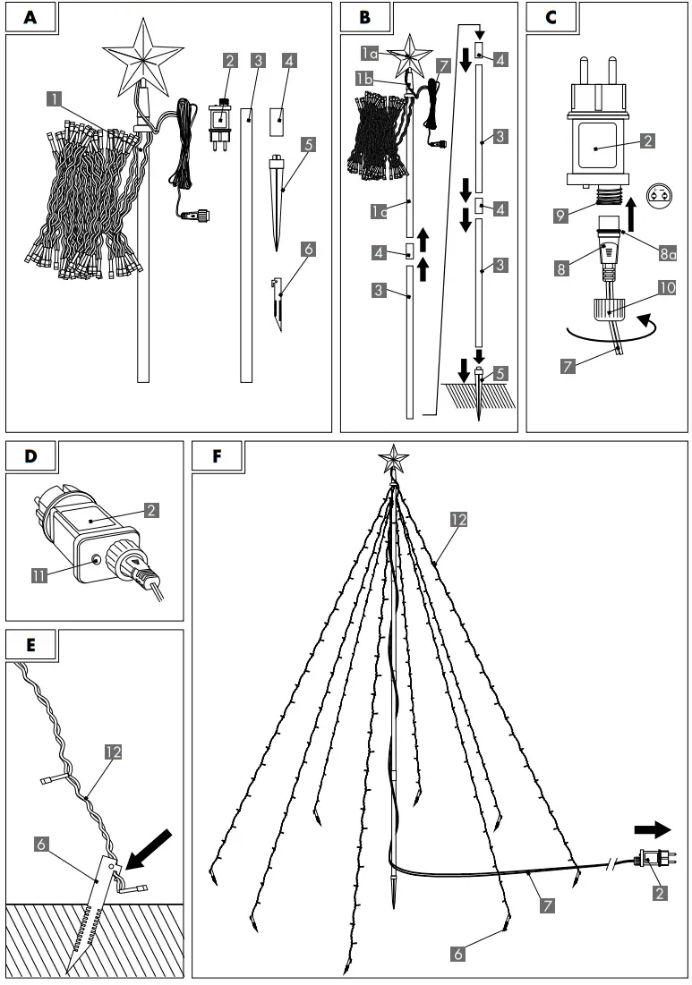 LIV and BO LED Light Tree - fig 1
