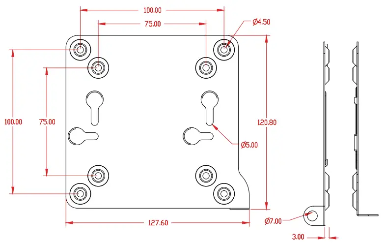 Giada JC530 VESA Mount - fig 2