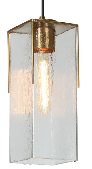 ZEVNI-A04873P-Kepheus-5-Inch-Wide-Gold-Water-Textured-Glass-Mini-Pendant-product-image