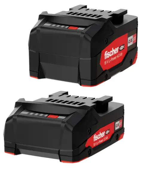 FISCHER FSS B 18 V Li Power 2.0 Ah Battery - Fea