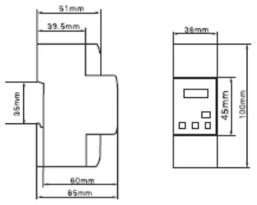 Chytre vypinace WIFI Single Phase Smart Meter - Figure 2