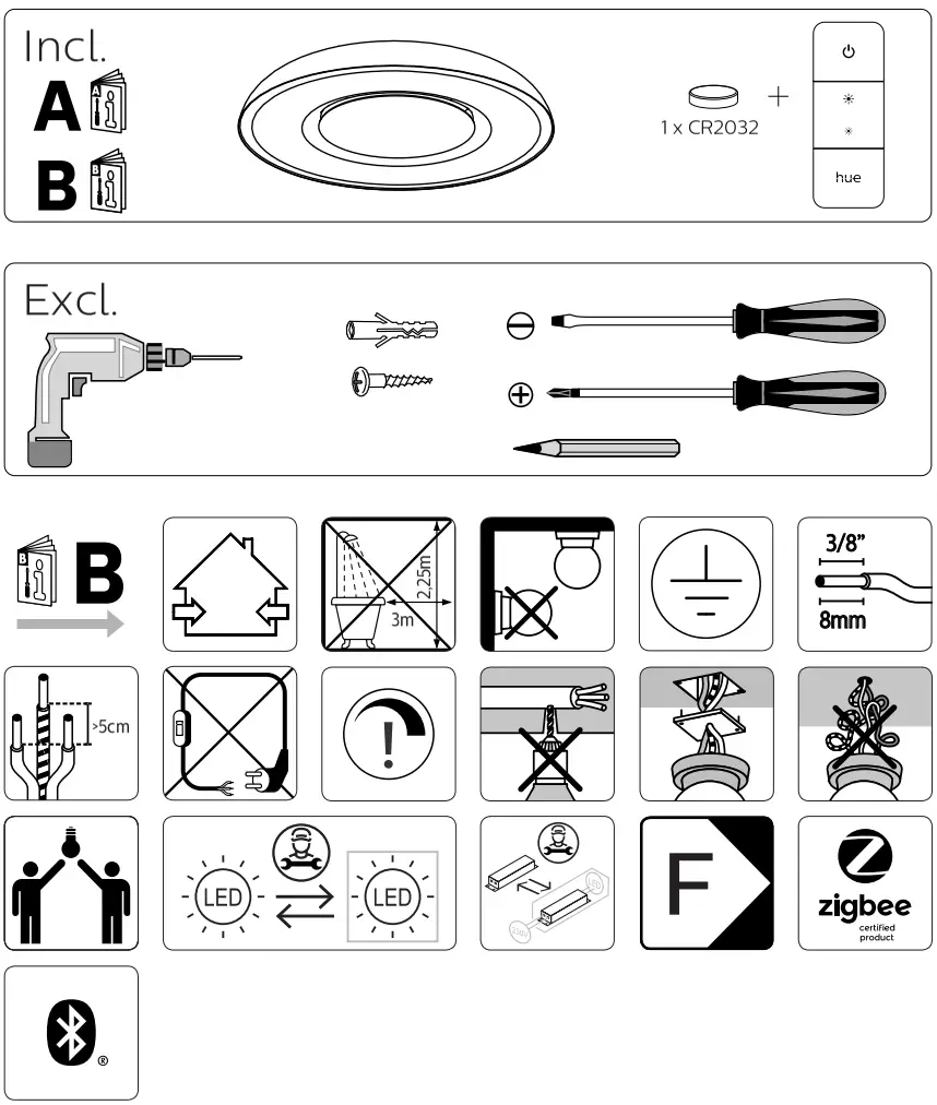 PHILIPS hue Still Ceiling Light - fig 1