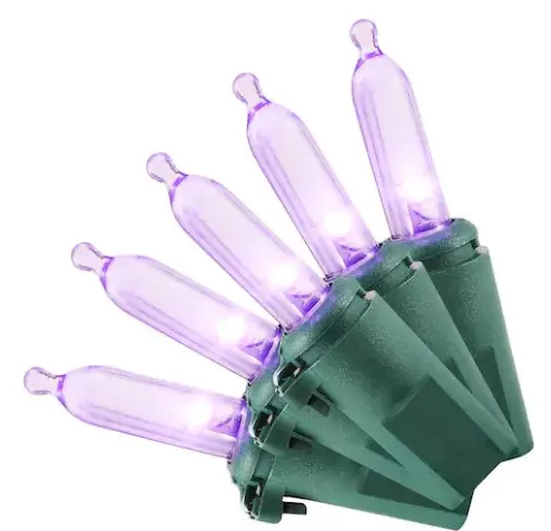 HOME ACCENTS Holiday TY-100SM-PUS 100L Purple Mini LED Lights