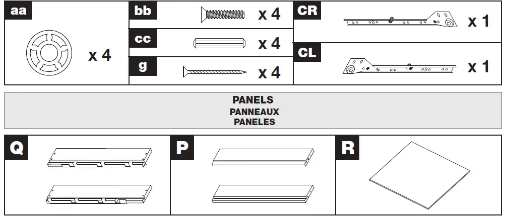 ESTATE ESDWR24 24 Inch Drawer Kit-03