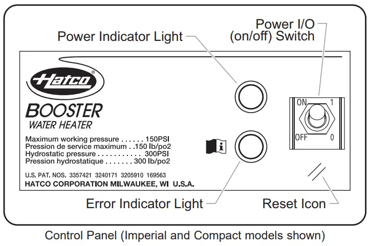 Hatco C-7-208-3 Compact 7.0 kW Insulated Booster Water Heater - fig 18
