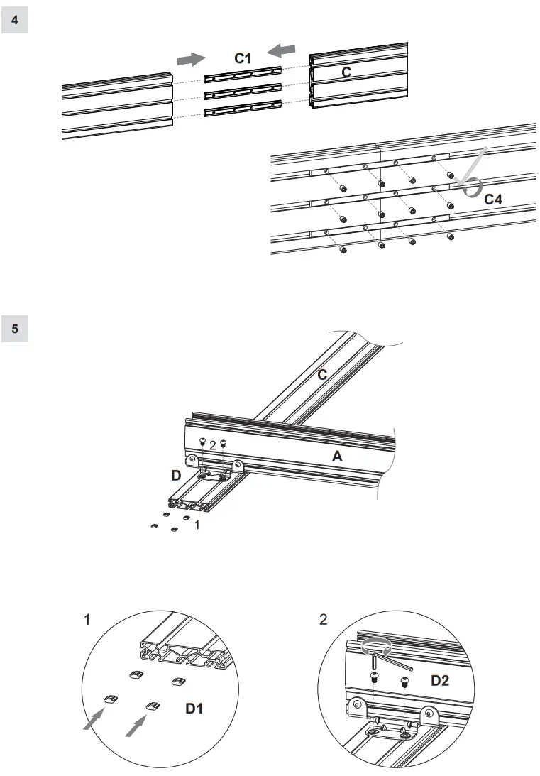 HAGOR HA VWT 3x2 Portrait Video Wall Trolley - fig 3