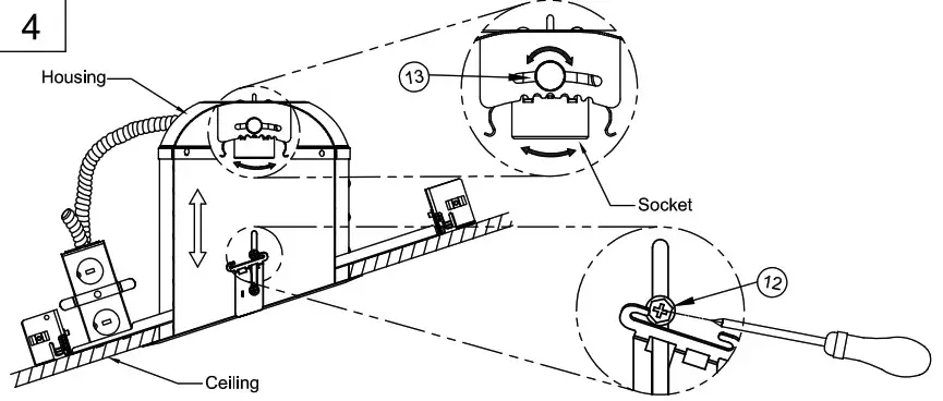 PROGRESS LIGHTING P806A N MD AT 6 In New Constrc Slope Non IC Air Tight RCSD - assembly instructions 4
