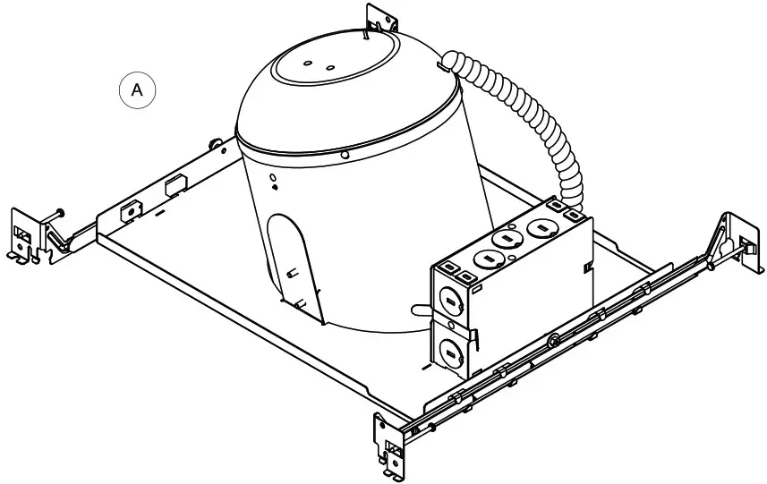 PROGRESS LIGHTING P806A N MD AT 6 In New Constrc Slope Non IC Air Tight RCSD - cover