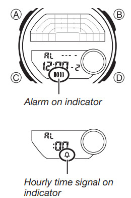 CASIO Watch 5627 - Time Signal on and off